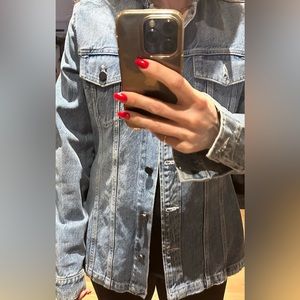 Alexander Wang Denim Jean Jacket Womens Size L